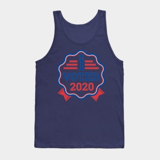 I Voted 2020 Design Tank Top